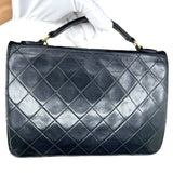 Rare Vintage Chanel Double CC Turn Lock Mini Briefcase Bag (1989-1991)