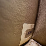 Chanel Trapezoid Beige Leather Shoulder Bag