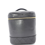 Chanel Vintage Matlasse Vanity Cosmetic Bag