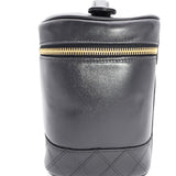 Chanel Vintage Matlasse Vanity Cosmetic Bag