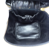 Chanel Vintage Matlasse Vanity Cosmetic Bag